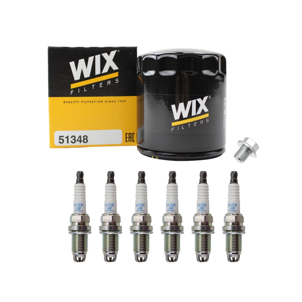 Wix Engine Oil Filter & NGK 6 Laser Platinum Spark Plugs for Tacoma Supra