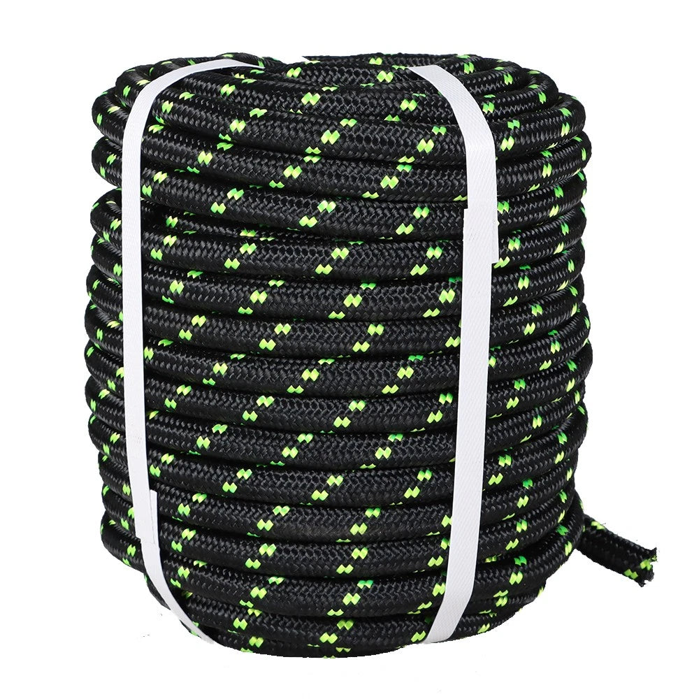 Double Braid Polyester Bull Rope for Heavy-Duty Use (1/2 Inch Diameter)