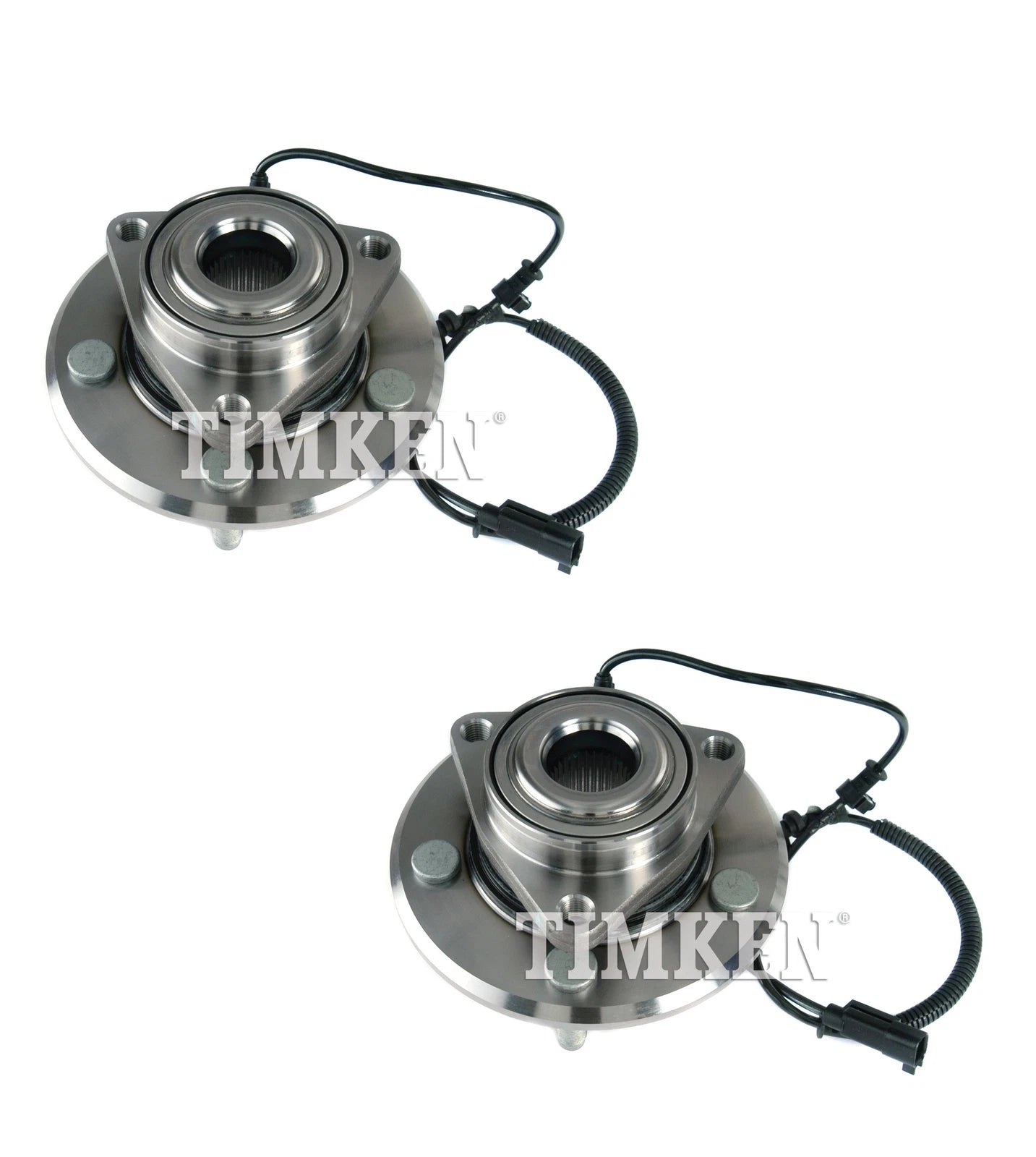 Set of 2 Front Timken Wheel Bearing and Hub Kit for Dodge Ram 1500 (2002–2008)