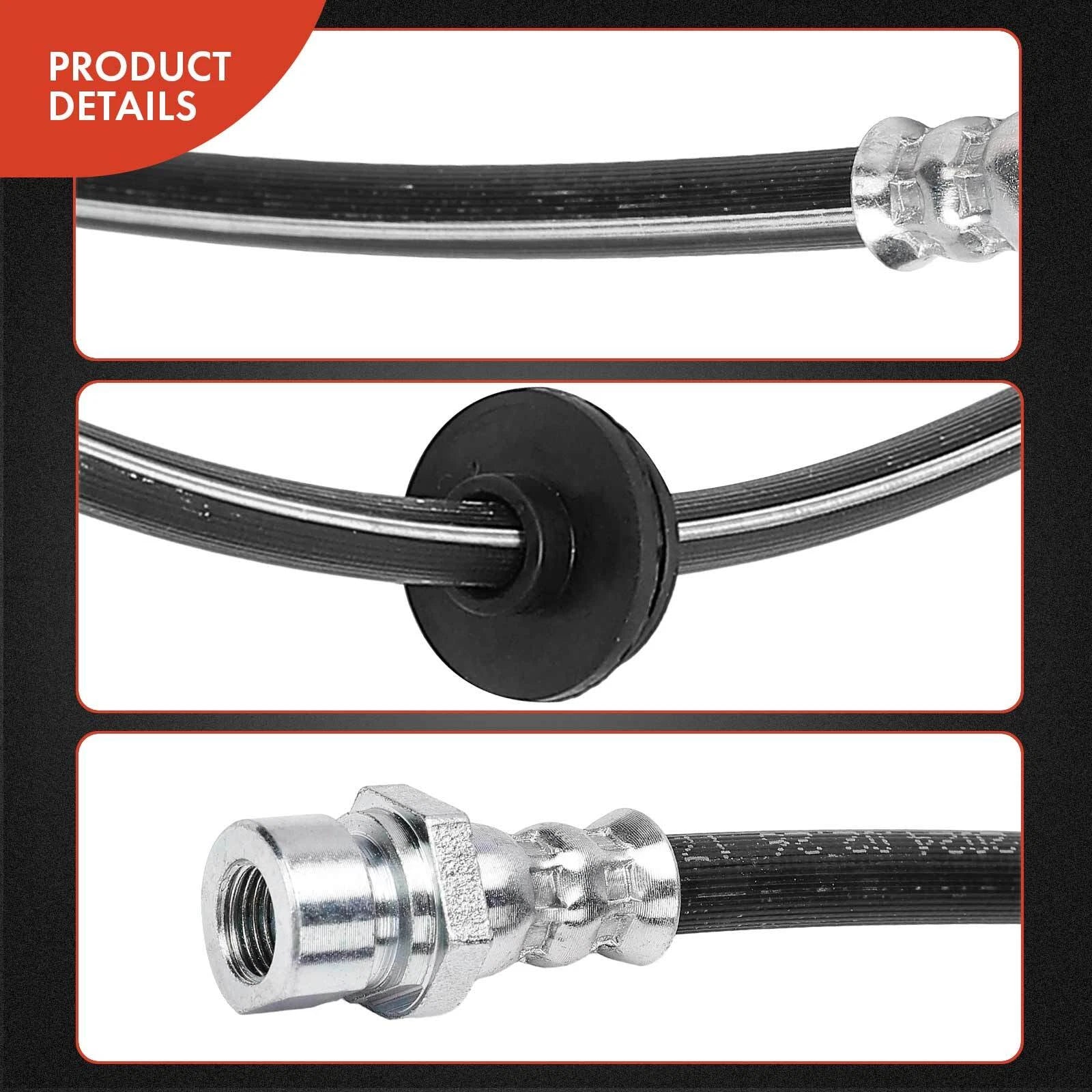 Rear Left Brake Hydraulic Hose for Pontiac G8 (2008–2009) EPDM