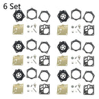 6x Carburetor Diaphragm Kit for Husqvarna 365 X-torq 372 X-torq (K10-RWJ)