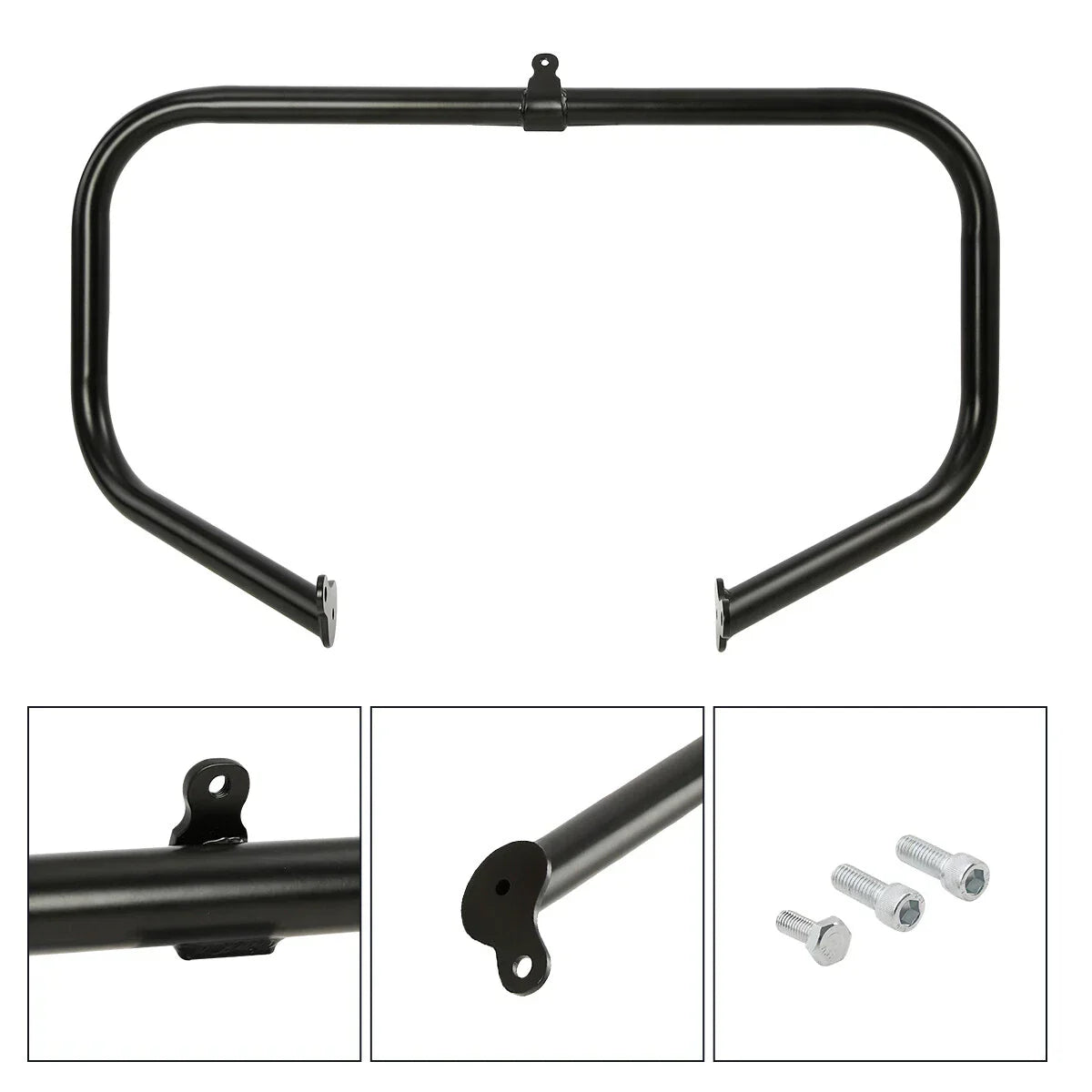 Black Engine Guard Highway Crash Bar for Harley Touring Ultra Limited (09-24)