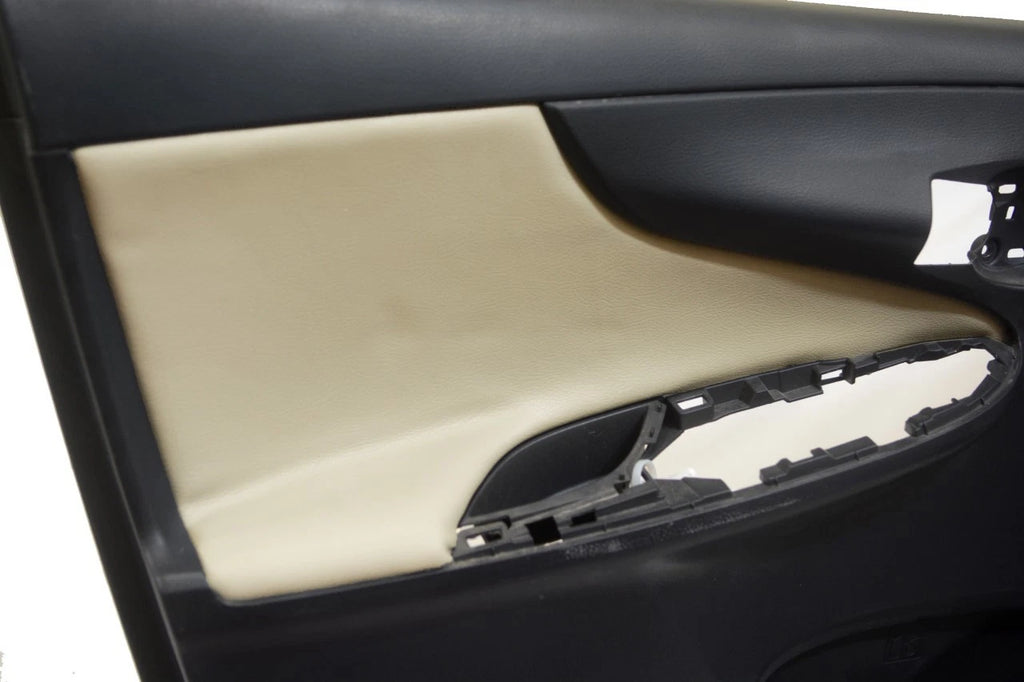 Leather Door Panel Insert Cards for Toyota Corolla (2009–2013) Beige