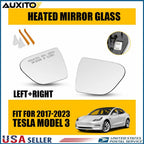 Left Right Power Heated Mirror Glass for Tesla Model 3 (2017–2023)