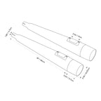 4" Megaphone Dual Exhaust Pipe for Harley Touring Road King (1995–2016)