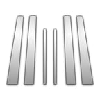 6Pc Chrome Pillar Post Covers for 02-09 GMC Envoy Xl - Upgrade Your Auto P3352