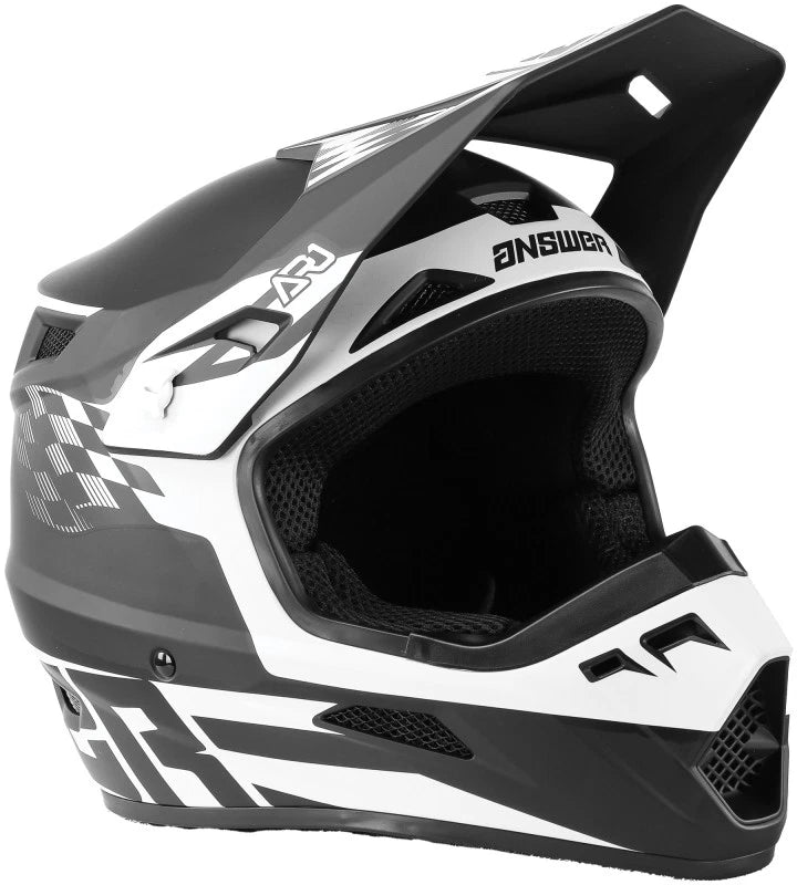 AR1 Sweep Helmet for Youth Medium (Black/White)