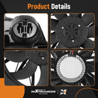 Radiator Cooling Fan for Porsche Panamera (2010–2016)