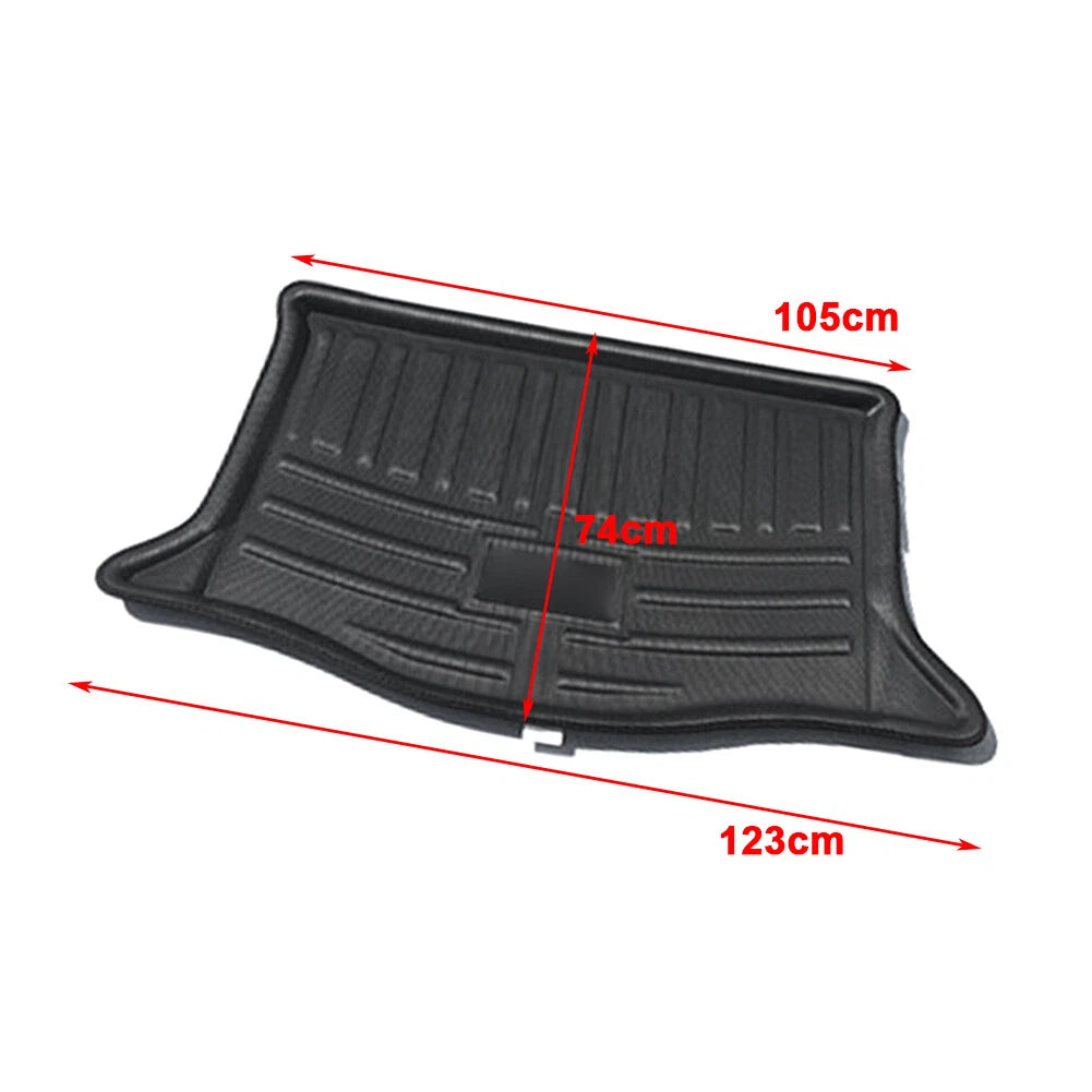 Rear Trunk Tray Boot Liner Cargo Mat for Honda Jazz (2008–2013)
