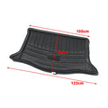Rear Trunk Tray Boot Liner Cargo Mat for Honda Jazz (2008–2013)