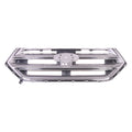 Replacement Silver Chrome Polycarbonate Front Grille w/Camera