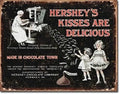 Vintage Replica Tin Metal Sign Hershey's Kisses Chocolate 1769