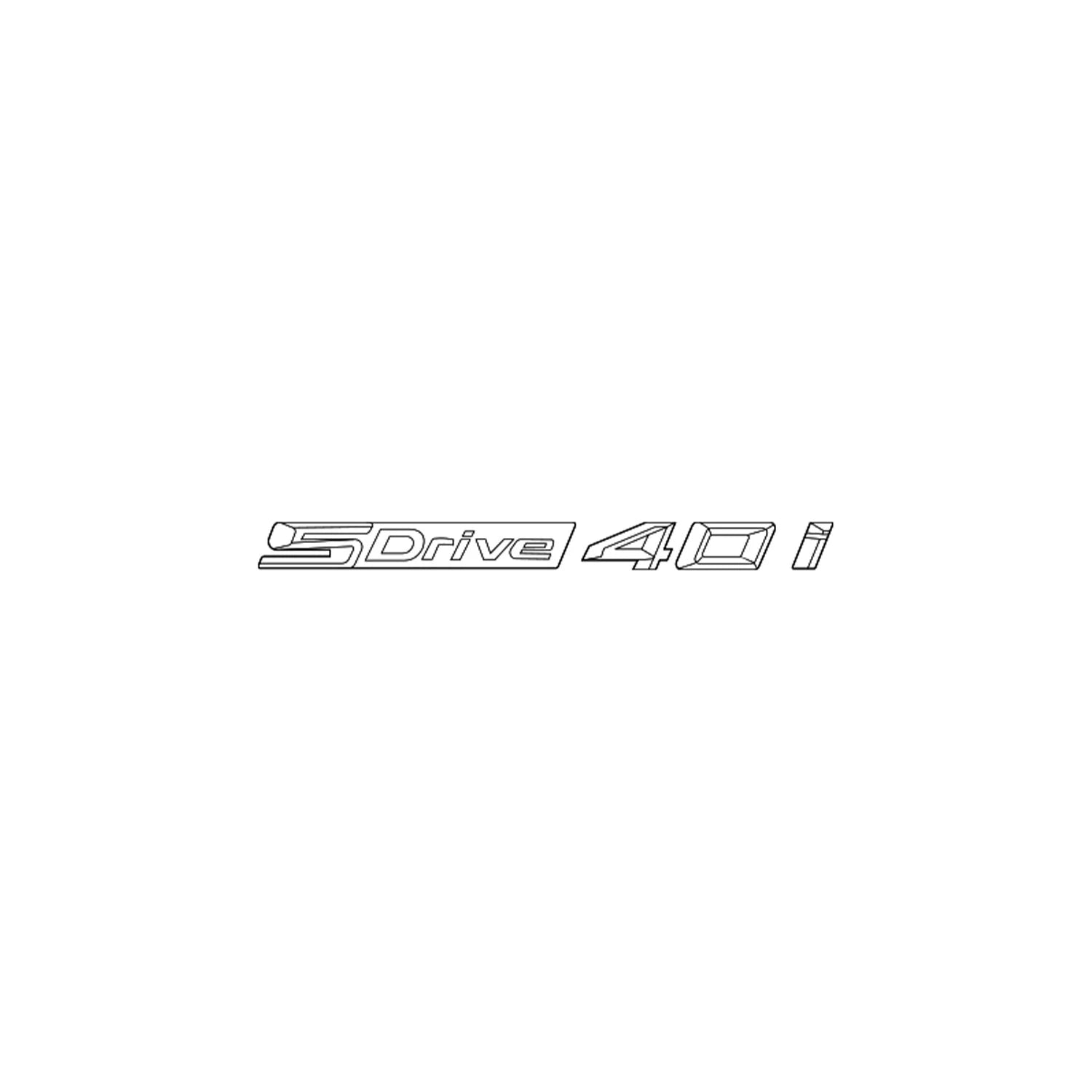 Genuine OEM Deck Lid Emblem for BMW X5 (2000–2006) 51147436015