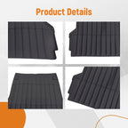 Cargo Liner Truck Bed Mat for Ford Maverick (2022–2024) Black TPE 4.5FT