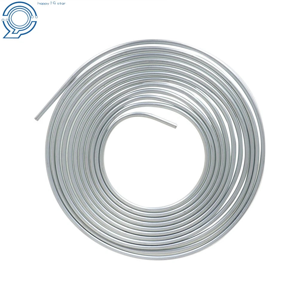 25 Ft. Zinc-Coated Steel Brake Line Tubing Kit for Universal Vehicles