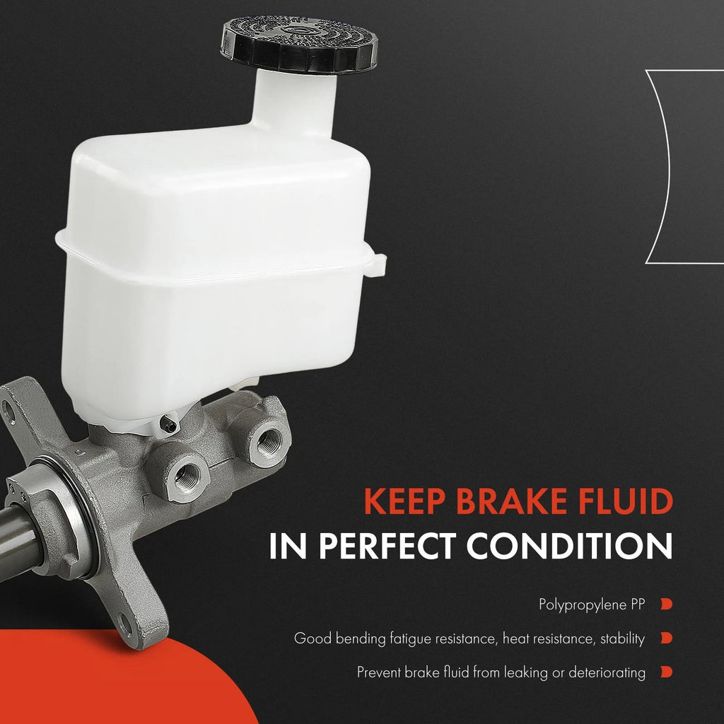 Brake Master Cylinder with Reservoir & Sensor for Jeep Cherokee (2014-2018)