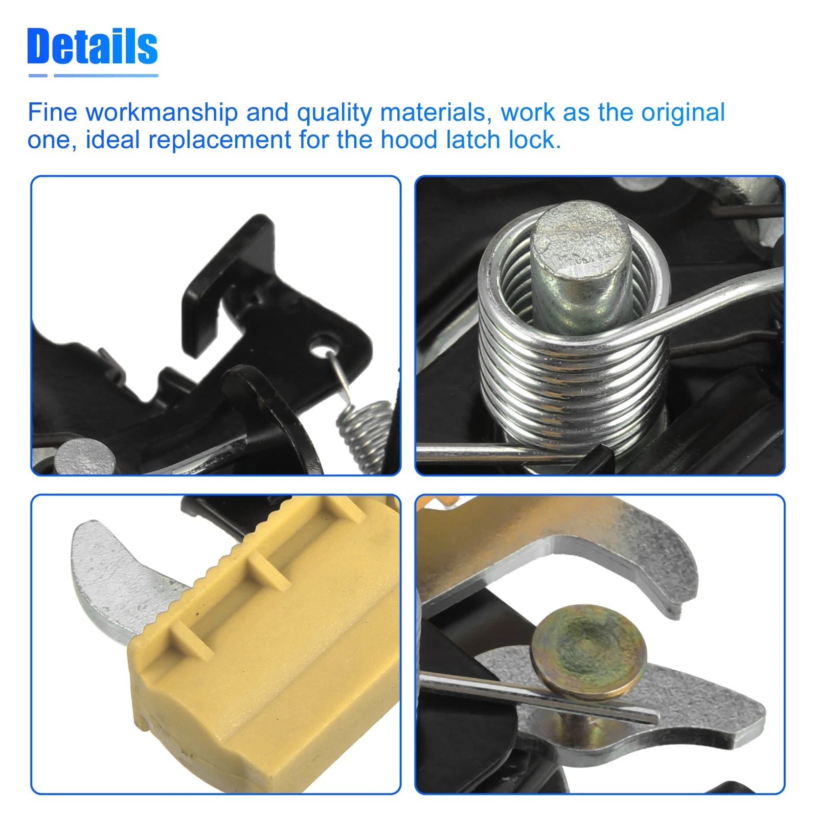 Hood Latch Lock for Ford Fusion (2013–2018) DS7Z16701B Black