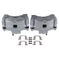 Pair Front Brake Calipers w/Bracket for Chrysler 200, Sebring, Dodge Avenger (2007–2014)