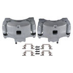 Pair Front Brake Calipers w/Bracket for Chrysler 200, Sebring, Dodge Avenger (2007–2014)