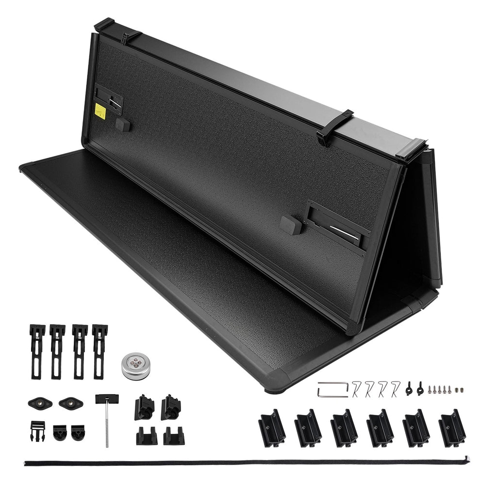 3-Fold Hard Tonneau Cover for Toyota Tacoma (2005–2015) Waterproof