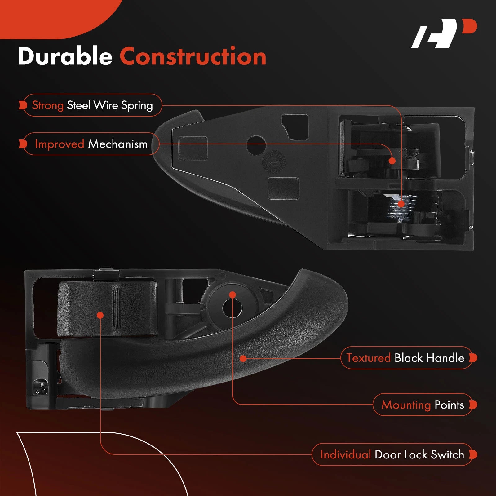 Left Interior Door Handle for Toyota Camry (2006–2012) and RAV4 (2006–2012)
