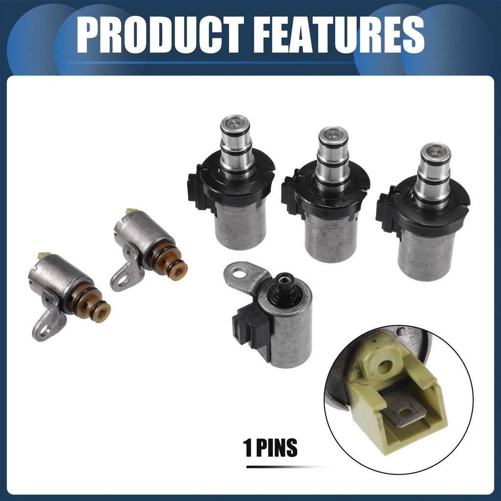 Set of 1 Transmission Solenoid for Mazda CX-7 (2012) & Ford Focus (2000–2012)