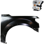 Aluminum Fender and Headlight Kit for Ford F-150 (2016–2017)