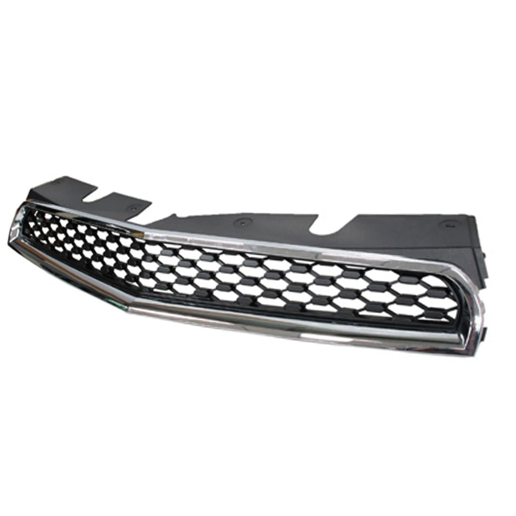 Front Upper Grille Replacement Black Chrome for Ford F150 (2009–2014)