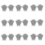 Cut-Resistant Stretch Gloves for Kids (6-8 Years) Level 5 Protection - 9 Pair
