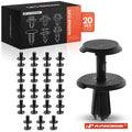 20Pcs 5mm Nylon Expansion Rivet Clips for Mercedes 