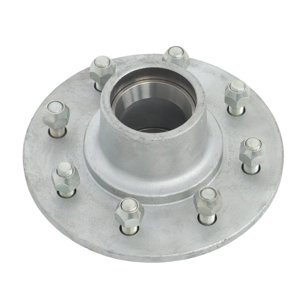 6pc Galvanized Idler Hub for Trailer 42 Spindles (8 Lug)