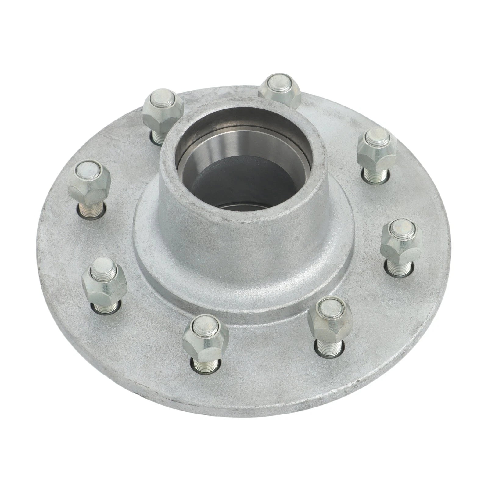 6pc Galvanized Idler Hub for Trailer 42 Spindles (8 Lug)