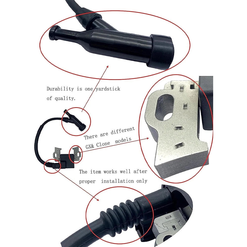 Ignition Coil 30500-Z5T-003 for Honda GX340 GX390T2 (2000–2023)