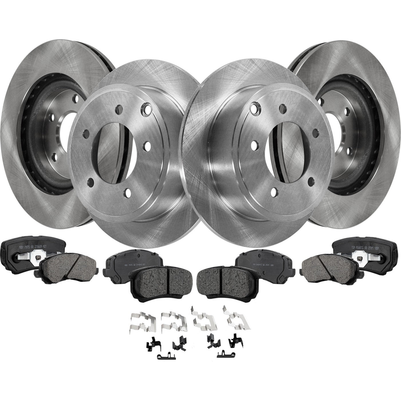 Brake Disc and Pad Kit for Jeep Patriot (2014–2016) Ceramic