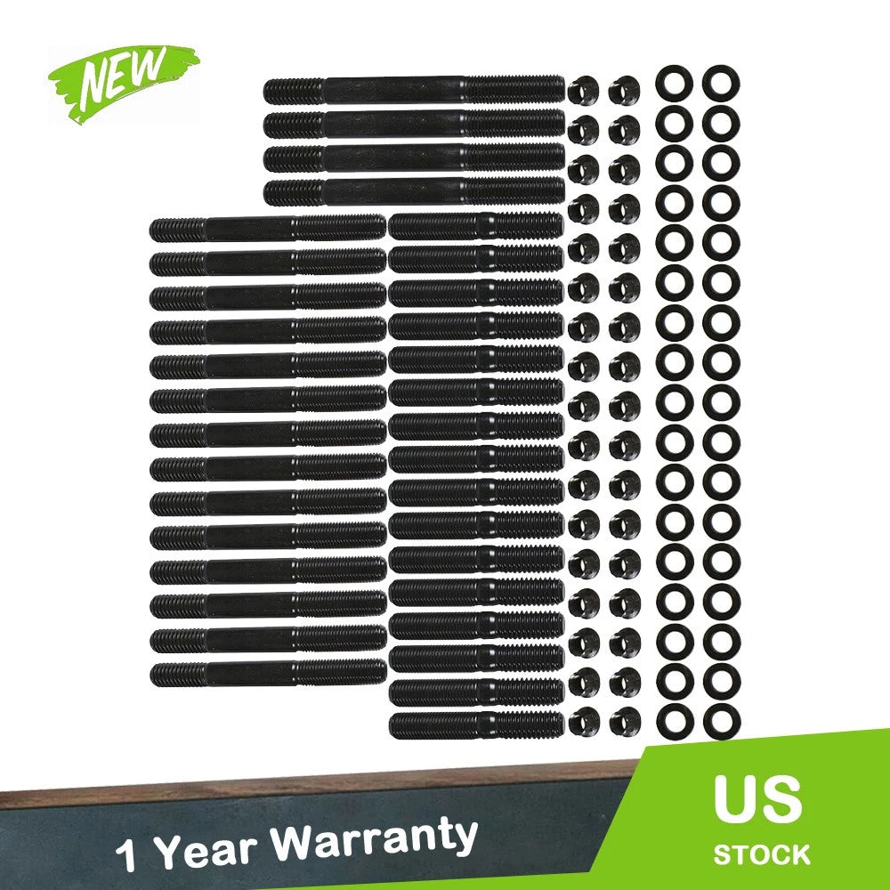 Cylinder Head Stud Kit for Chevy SBC 265 283 302 305 307 327 350 400 (1955–2000)