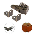 12Pc Mini Antique Bronze Corner Protector Guard for Jewelry Box (N/A)