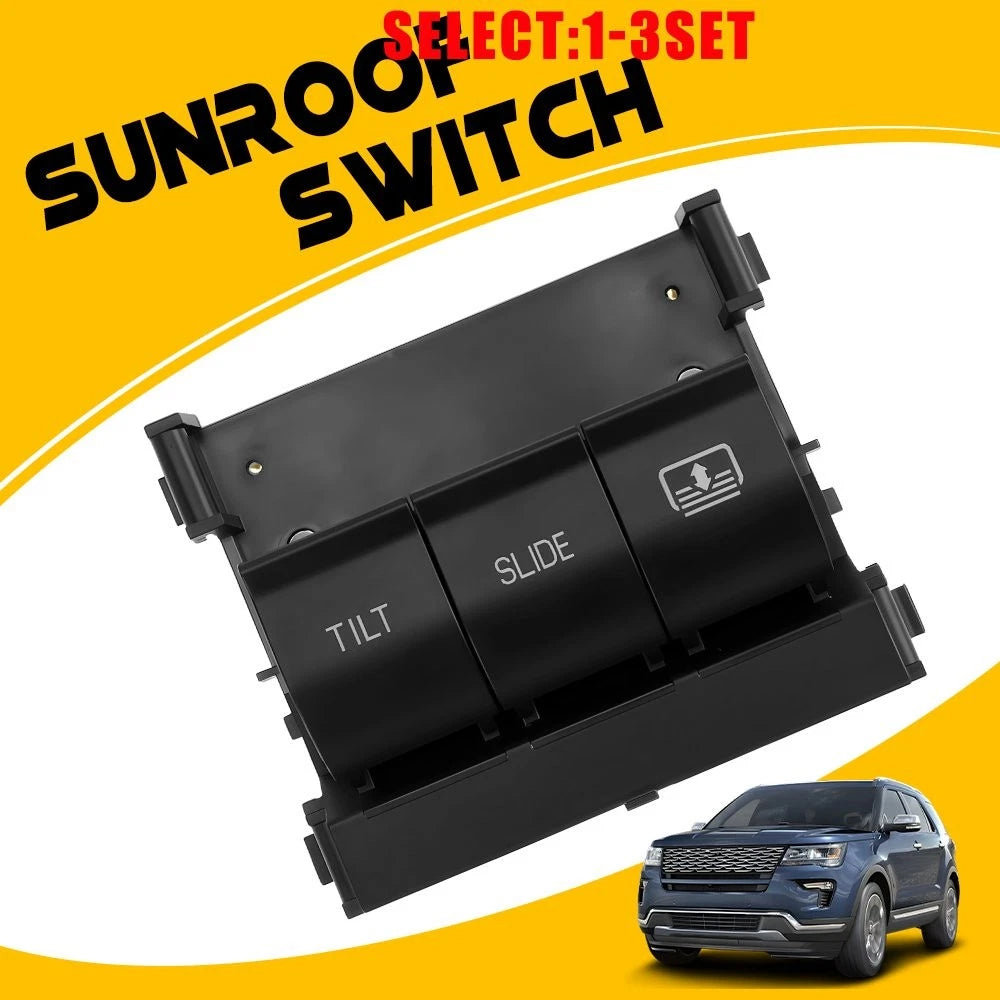Sunroof Moon Roof Switch for Ford Explorer (2011–2017) BB5Z15B691AA