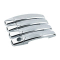 Chrome Door Covers W/O Pass. Key for 2014-2018 Chevy Silverado 1500 Regular Cab