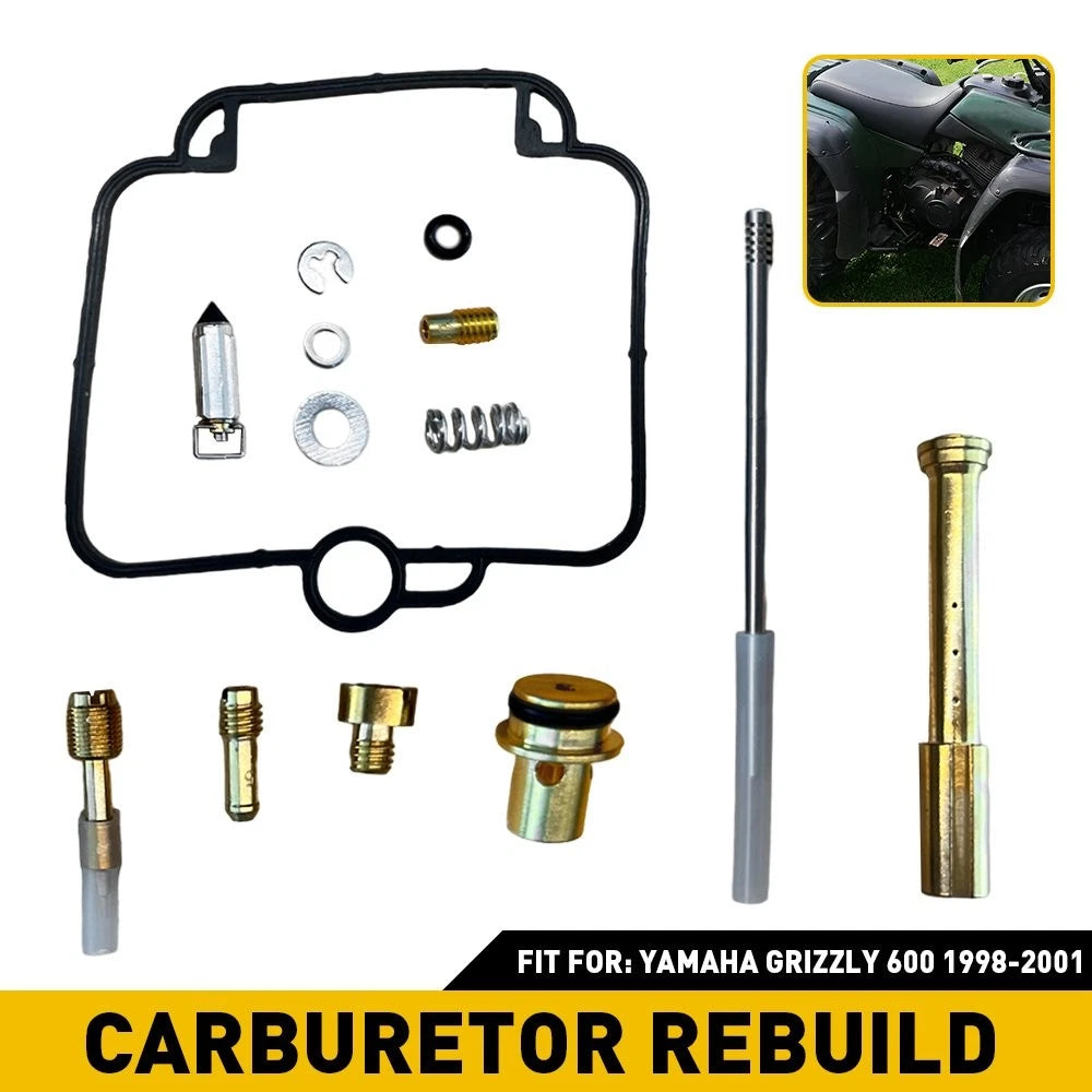 Carburetor Rebuild Kit for Yamaha Grizzly 600 (1998–2001) 121-44-037 H