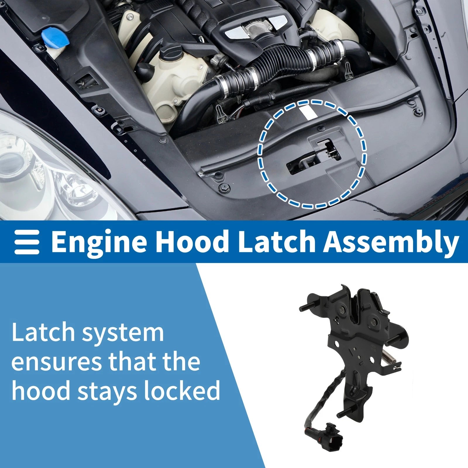 Hood Latch Assembly for Lexus RX350H (2023–2025) No. 5352078020