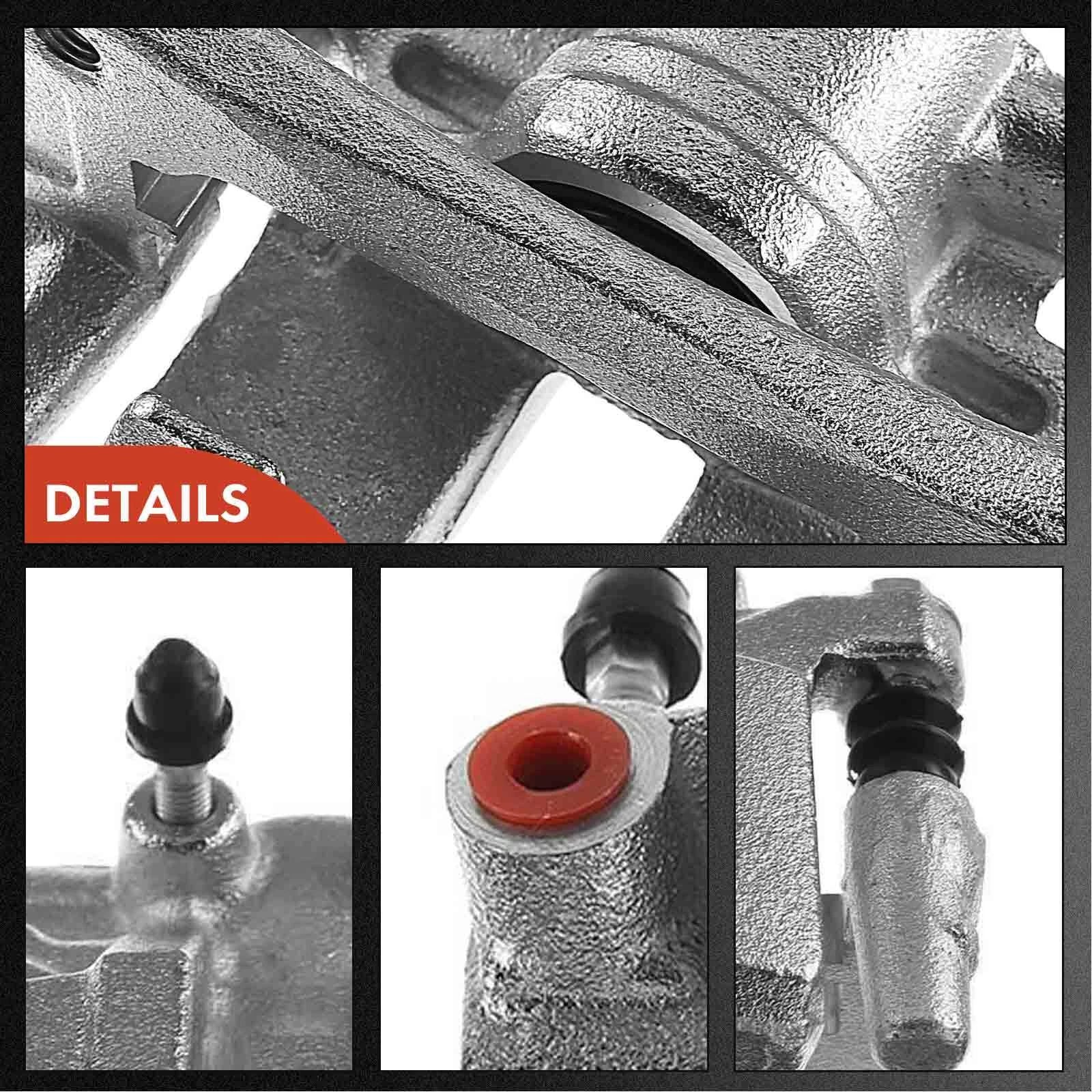 6X Rear Brake Caliper and Pad for Chrysler 200 Dodge Avenger Caliber (2011–2014)