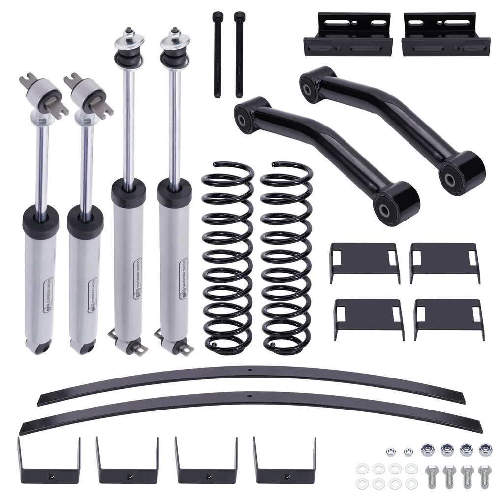 3in Suspension Lift Kit w/ Control Arms for Jeep Cherokee XJ (1984–2001)