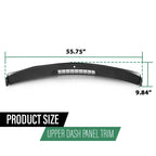 Black Upper Dash Panel Trim for Chevy Impala (2006–2016)
