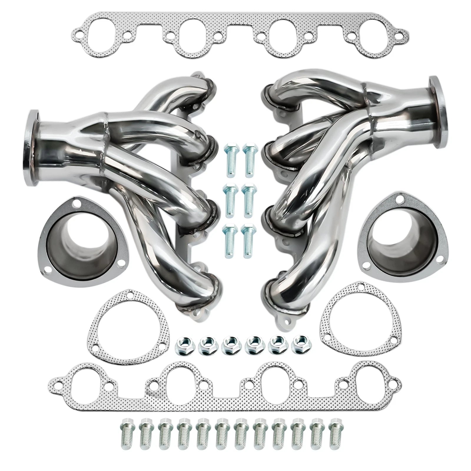 Stainless Shorty Hugger Manifold for Ford Big Block 429 460 (1968–1997)
