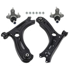 2X Front Lower Control Arms w/ Ball Joints for Volkswagen Jetta (2011–2018)