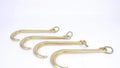 Set of 4 J Hook 15" G70 Roll Back Clevis for Tow Chain Truck & Trailer