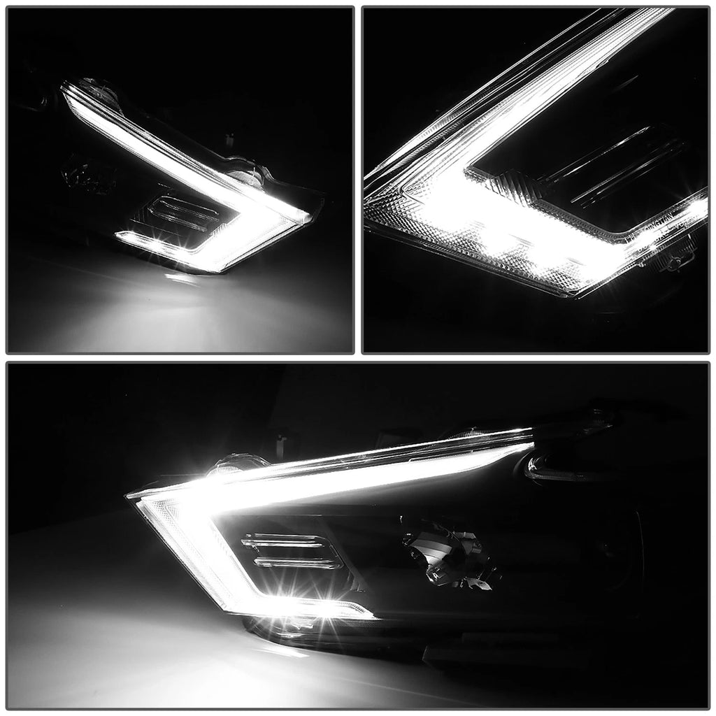 LED DRL Projector Headlight for Nissan Maxima (2016–2018) Black