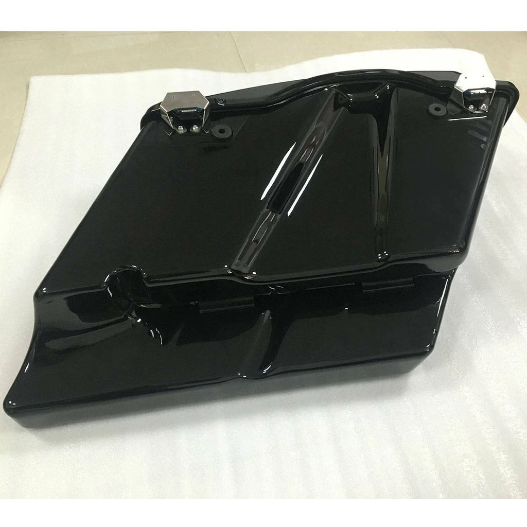 5" Stretched Extended Saddlebags with 6x9" Speaker Lid for Harley Touring (1993–2013)