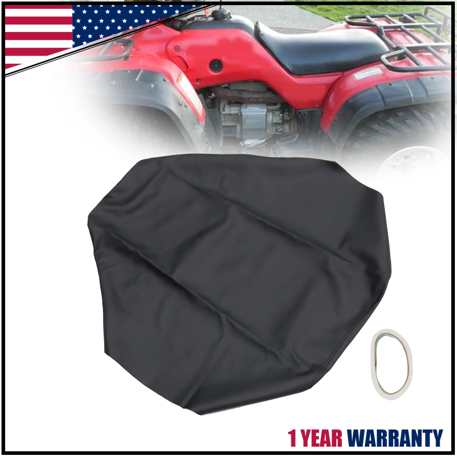 Leather Seat Cover for Honda Foreman 400-450 (1997–2004)