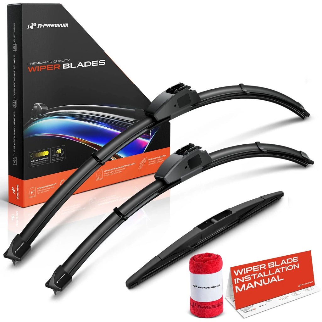 Set of 3 Windshield Wiper Blades for Nissan Quest (2011–2017)